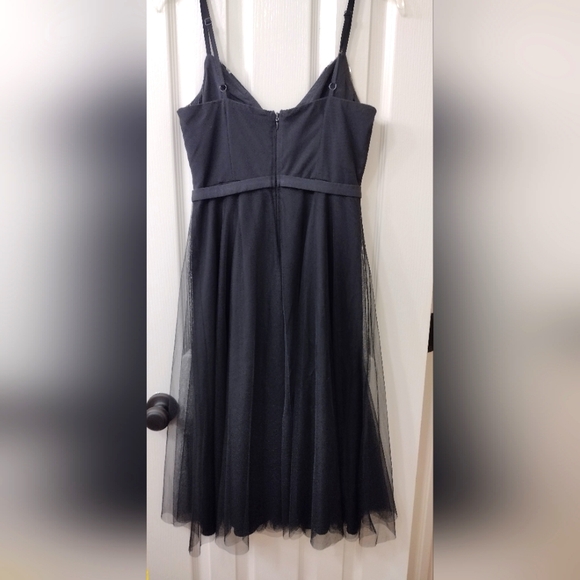 ASOS Little Mistress Black Tulle Dress - Picture 4 of 8